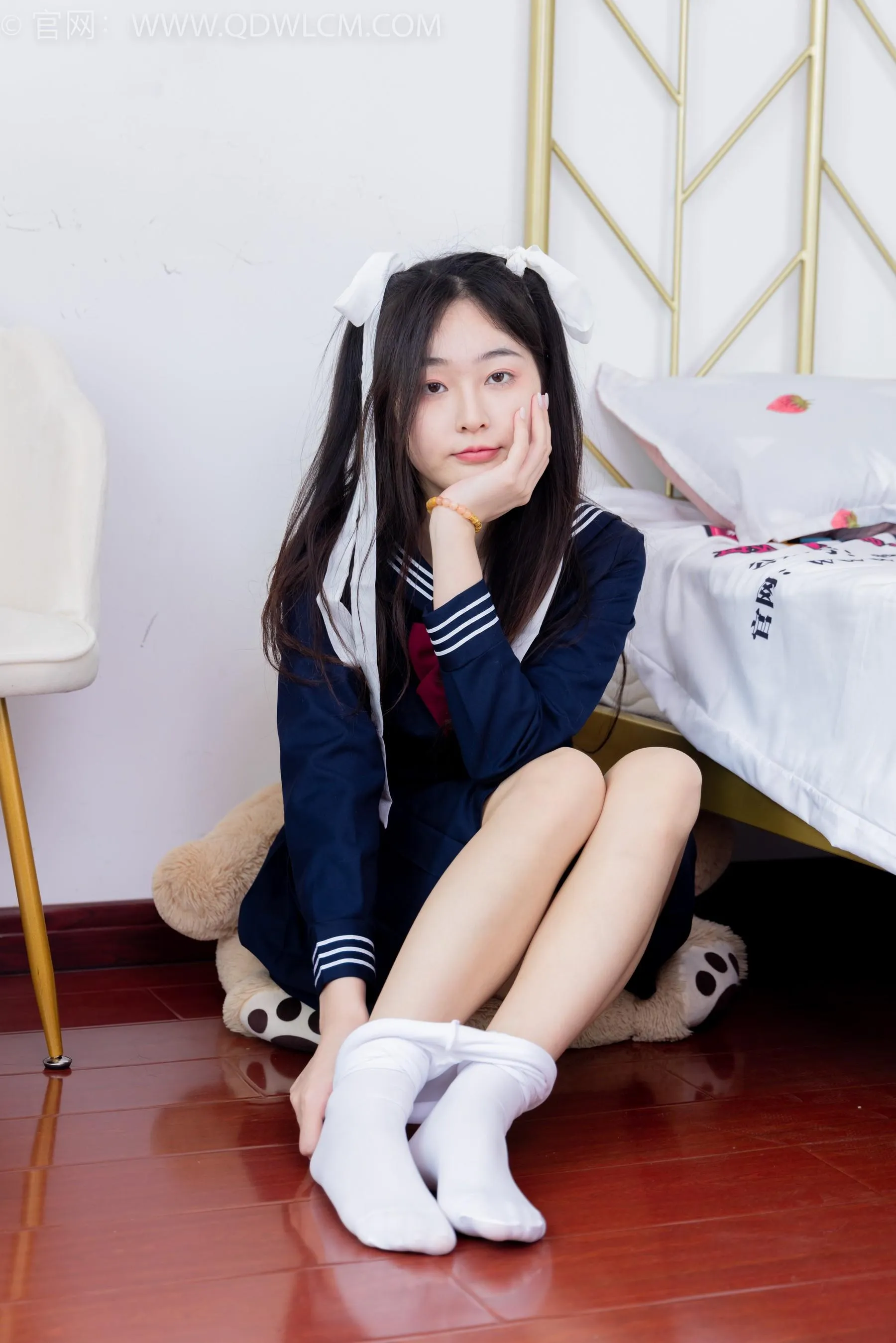 物恋传媒 NO.1544 美兔-学院少女 [151P]插图4